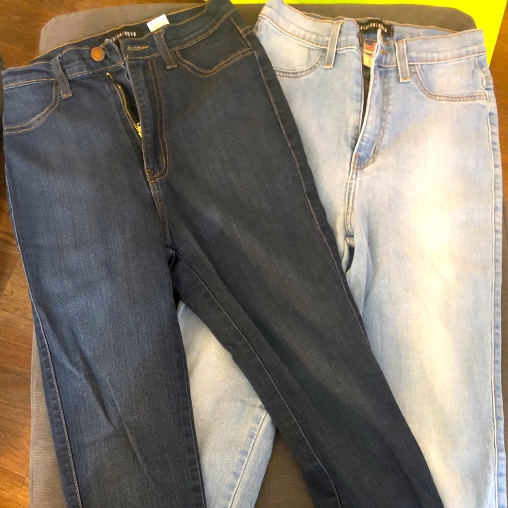 FashionNova Classic High Waist Skinny Jeans size5